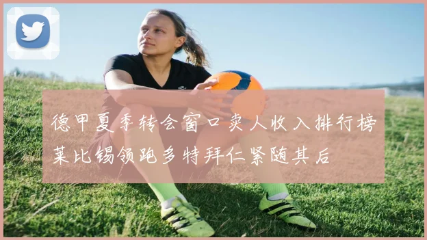德甲夏季转会窗口卖人收入排行榜莱比锡领跑多特拜仁紧随其后
